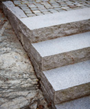 Trappsteg i granit