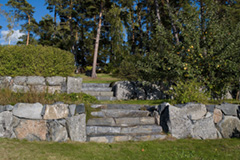 Trappa i natursten