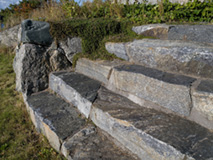 Trappa i natursten