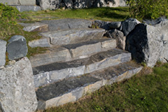 Trappa i natursten