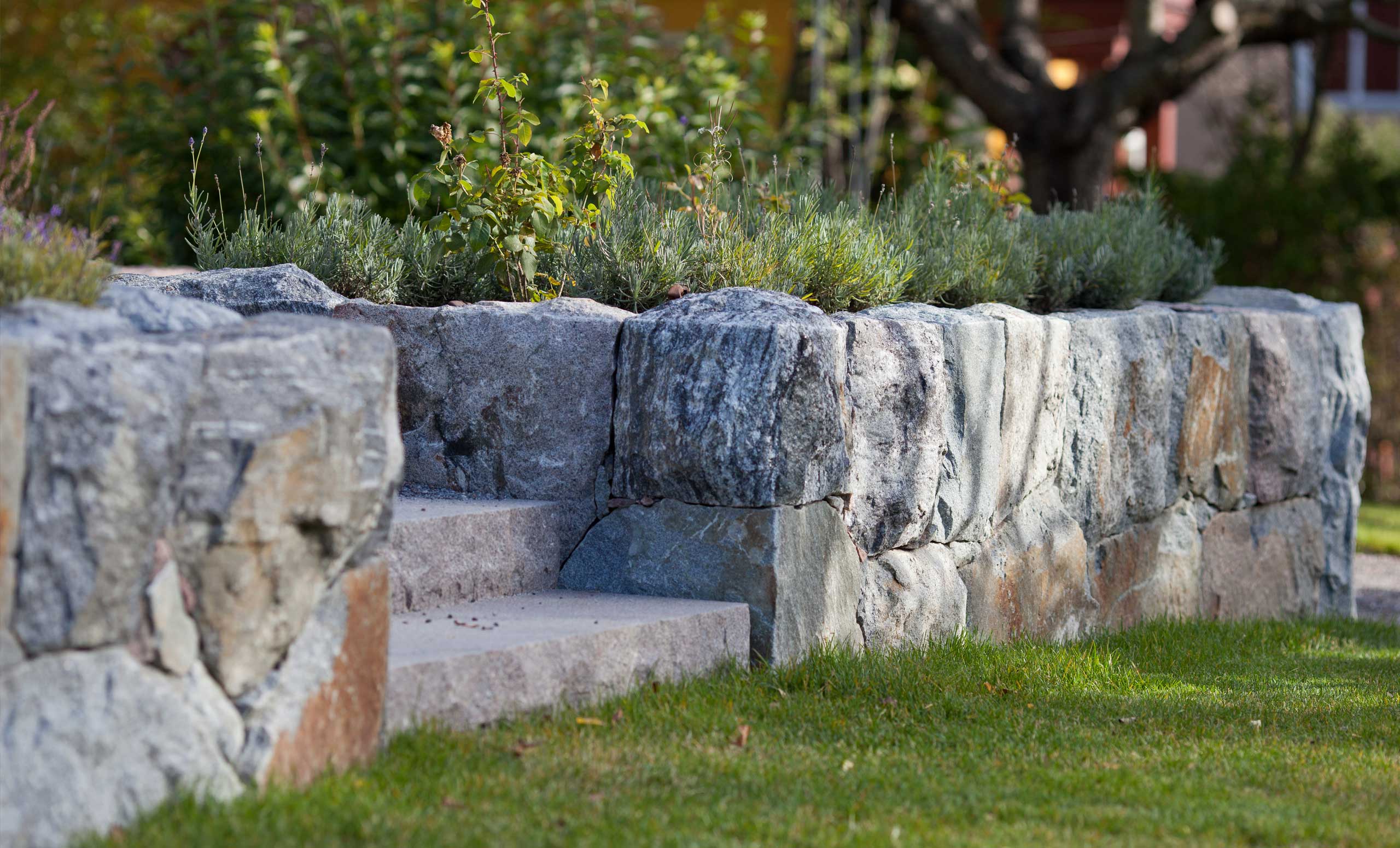Stenmur i natursten